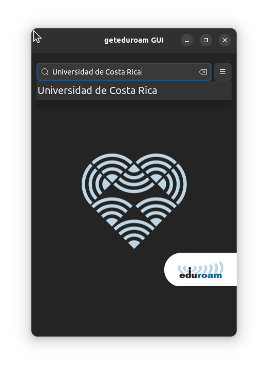 UCR en eduroam en Linux