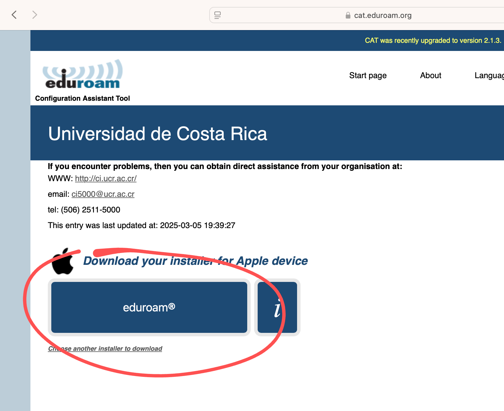 Eduroam en MacOS